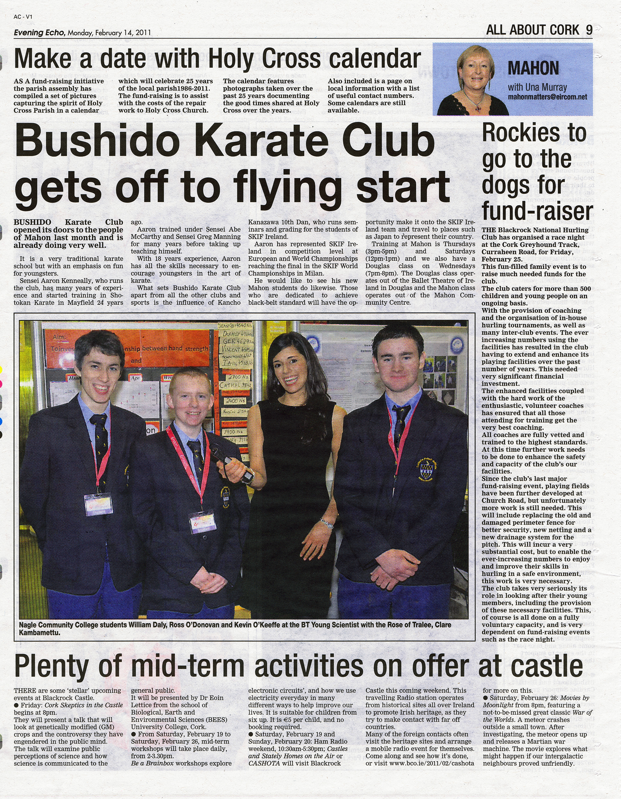 Evening Echo Feature - Bushido Karate Club gets off to flying start