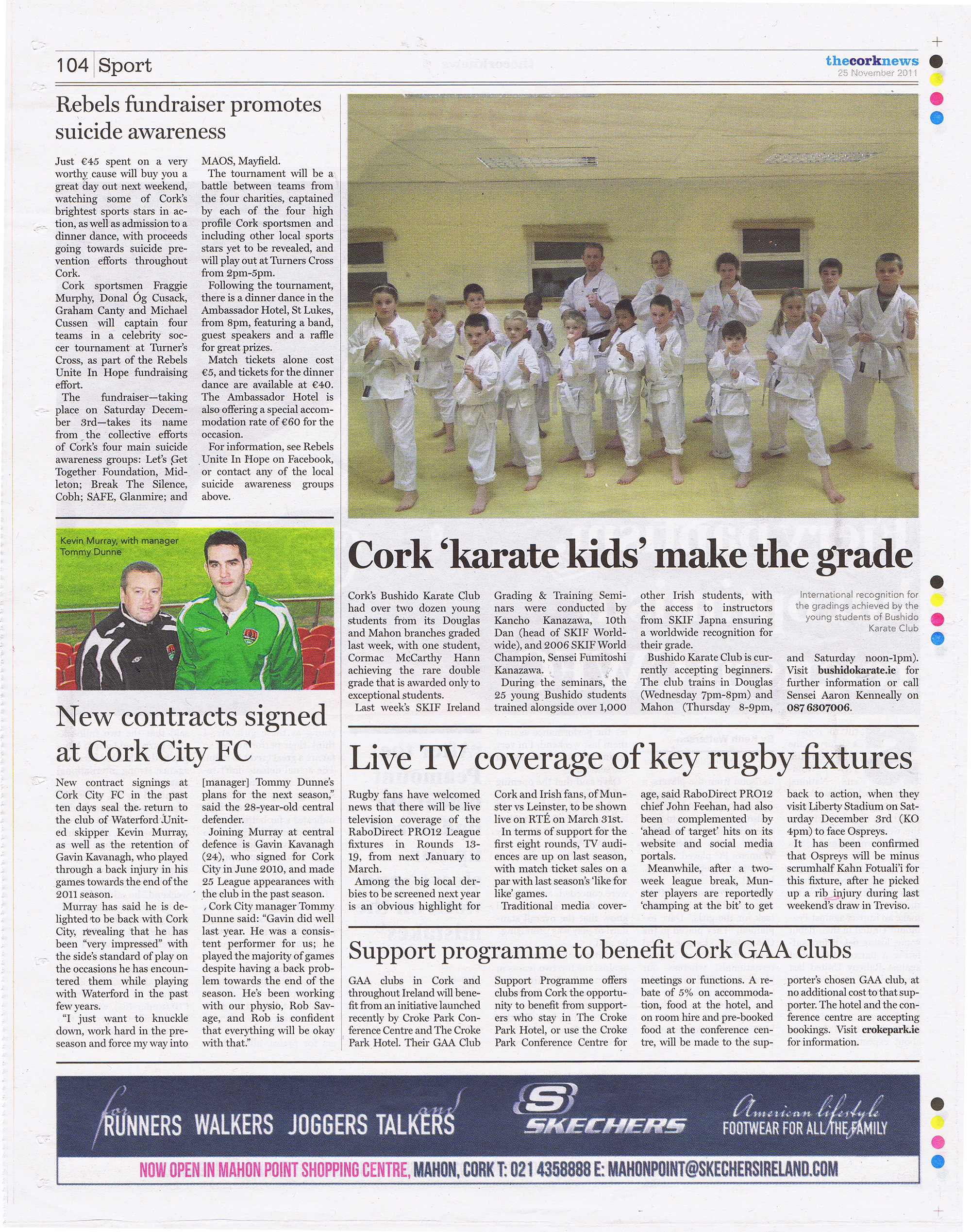 The Cork News Feature - Cork 'Karate Kids' make the grade