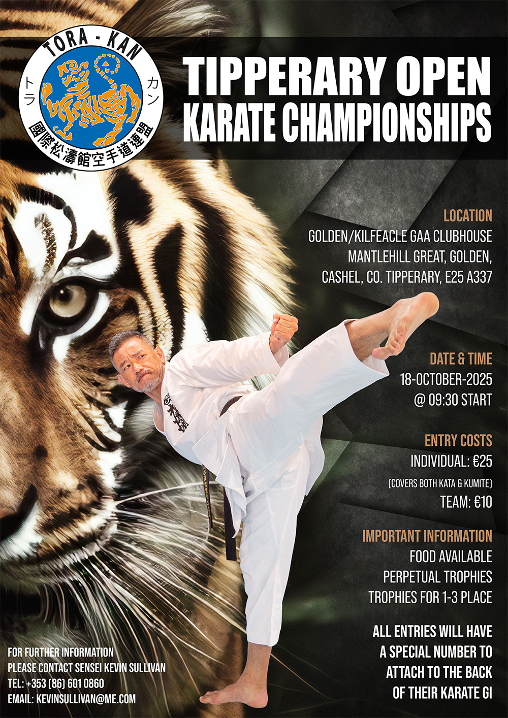 2025 Tora Kan Tipperary Open Karate Championships