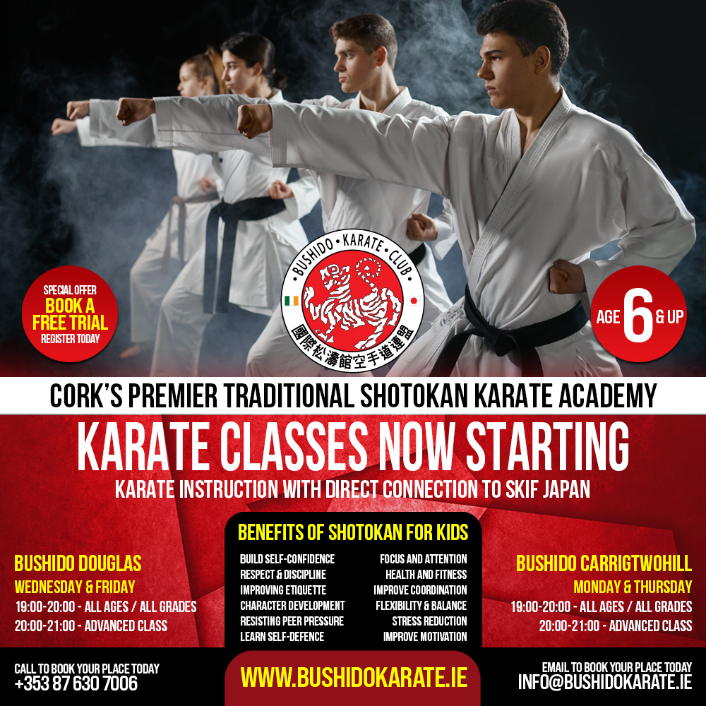 Bushido Karate Club Kids Classes Now Starting